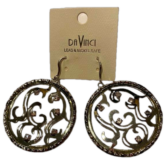 DaVinci Silver Dangle Earrings - Picture 1 of 4